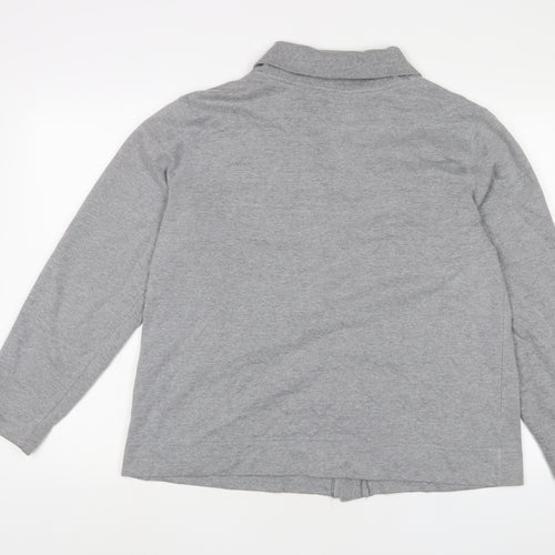 White Stag Womens Grey Jacket Blazer Size 12 Button