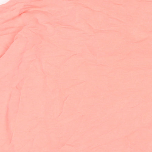 Marks and Spencer Womens Pink Cotton Pullover Sweatshirt Size M Pullover