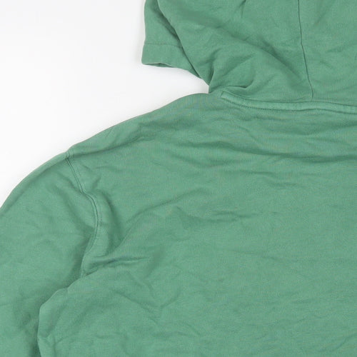 Marks and Spencer Womens Green Cotton Pullover Hoodie Size XS Pullover - Embroidered