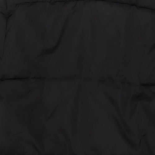 Onfire Womens Black Quilted Coat Size 20 Zip