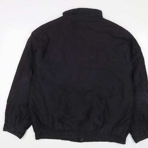Casual Club Mens Black Jacket Size L Zip