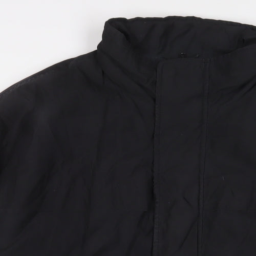 Casual Club Mens Black Jacket Size L Zip