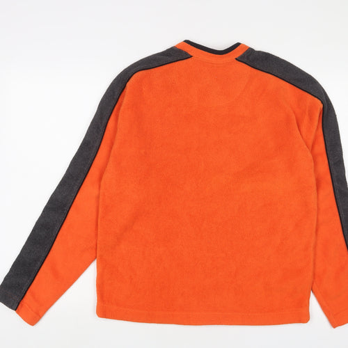 Gap Mens Orange Polyester Pullover Sweatshirt Size S