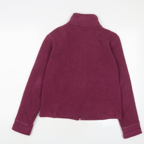 NEXT Womens Purple Jacket Size 12 Zip