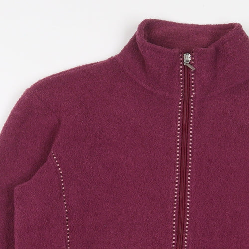 NEXT Womens Purple Jacket Size 12 Zip