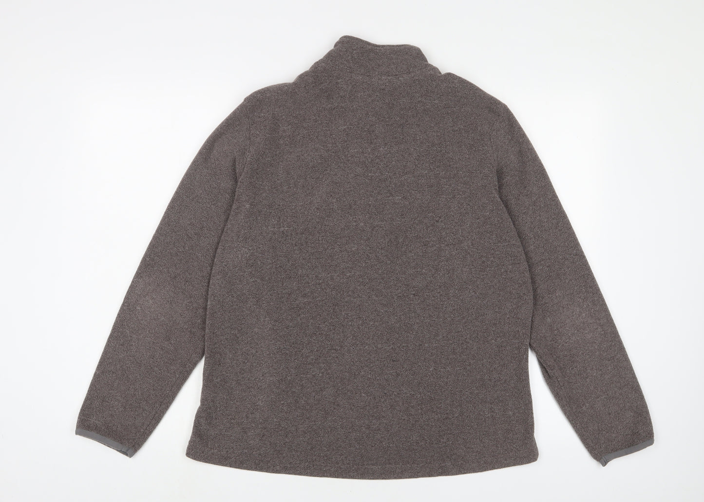 Marks and Spencer Womens Brown Jacket Size 16 Zip - Zip Pockets