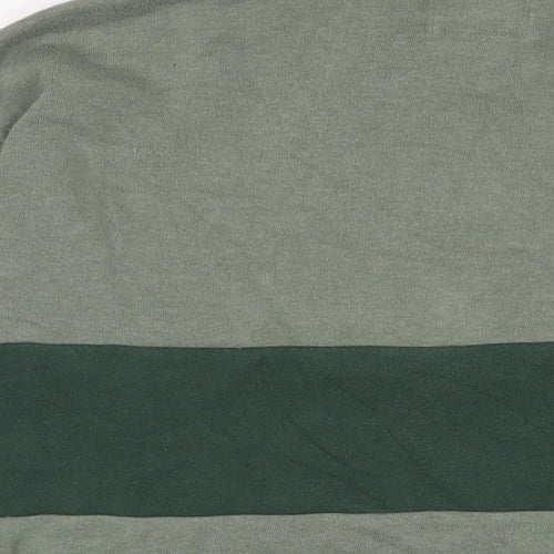 American Eagle Outfitters Mens Green Cotton Pullover Sweatshirt Size M
