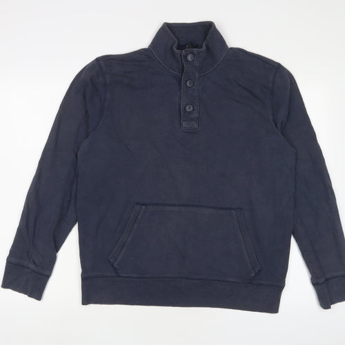 Gap Mens Blue Cotton Pullover Sweatshirt Size L
