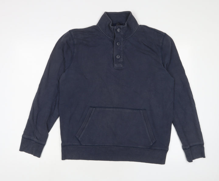 Gap Mens Blue Cotton Pullover Sweatshirt Size L