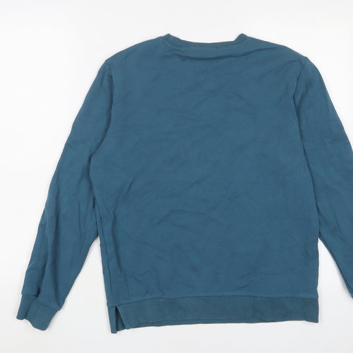 Tom Smith Womens Blue Cotton Pullover Sweatshirt Size M Pullover