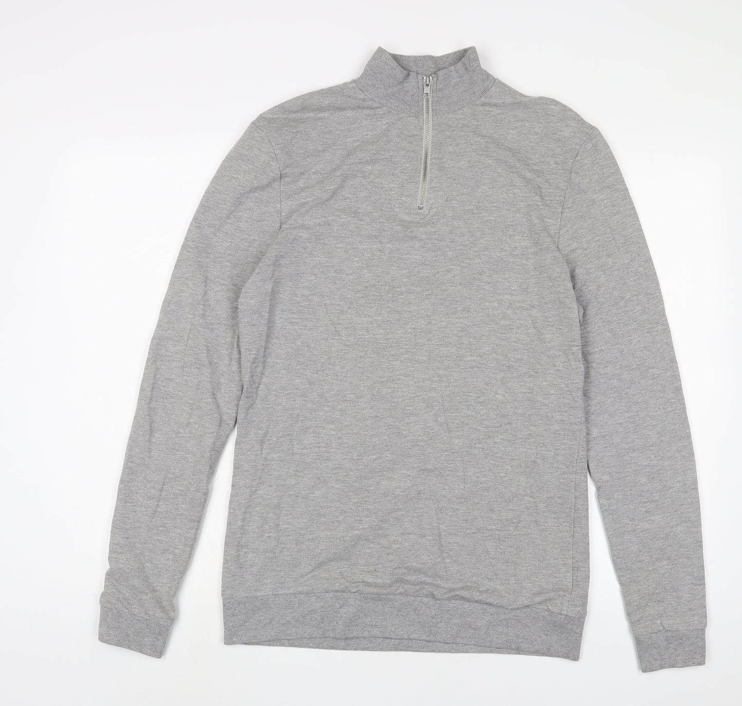 ASOS Mens Grey Cotton Pullover Sweatshirt Size L