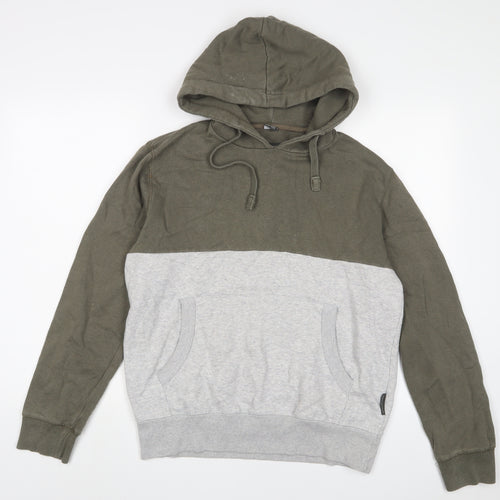 French Connection Mens Grey Cotton Pullover Hoodie Size M