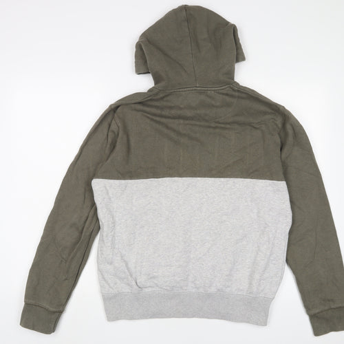 French Connection Mens Grey Cotton Pullover Hoodie Size M
