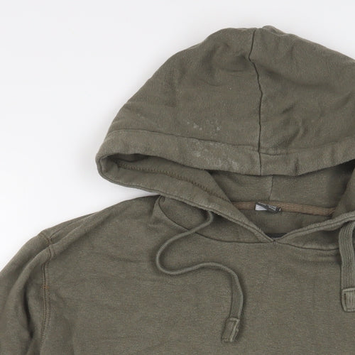 French Connection Mens Grey Cotton Pullover Hoodie Size M