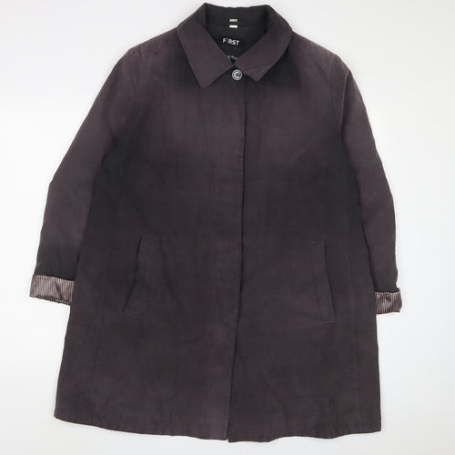 First Avenue Womens Purple Jacket Size 20 Button