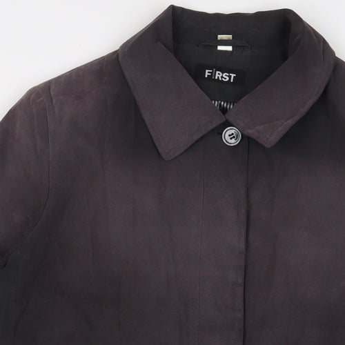 First Avenue Womens Purple Jacket Size 20 Button