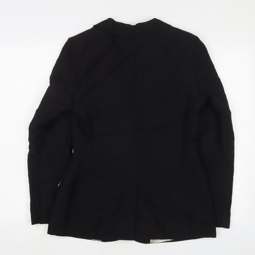 Oasis Womens Black Jacket Blazer Size 10 Button