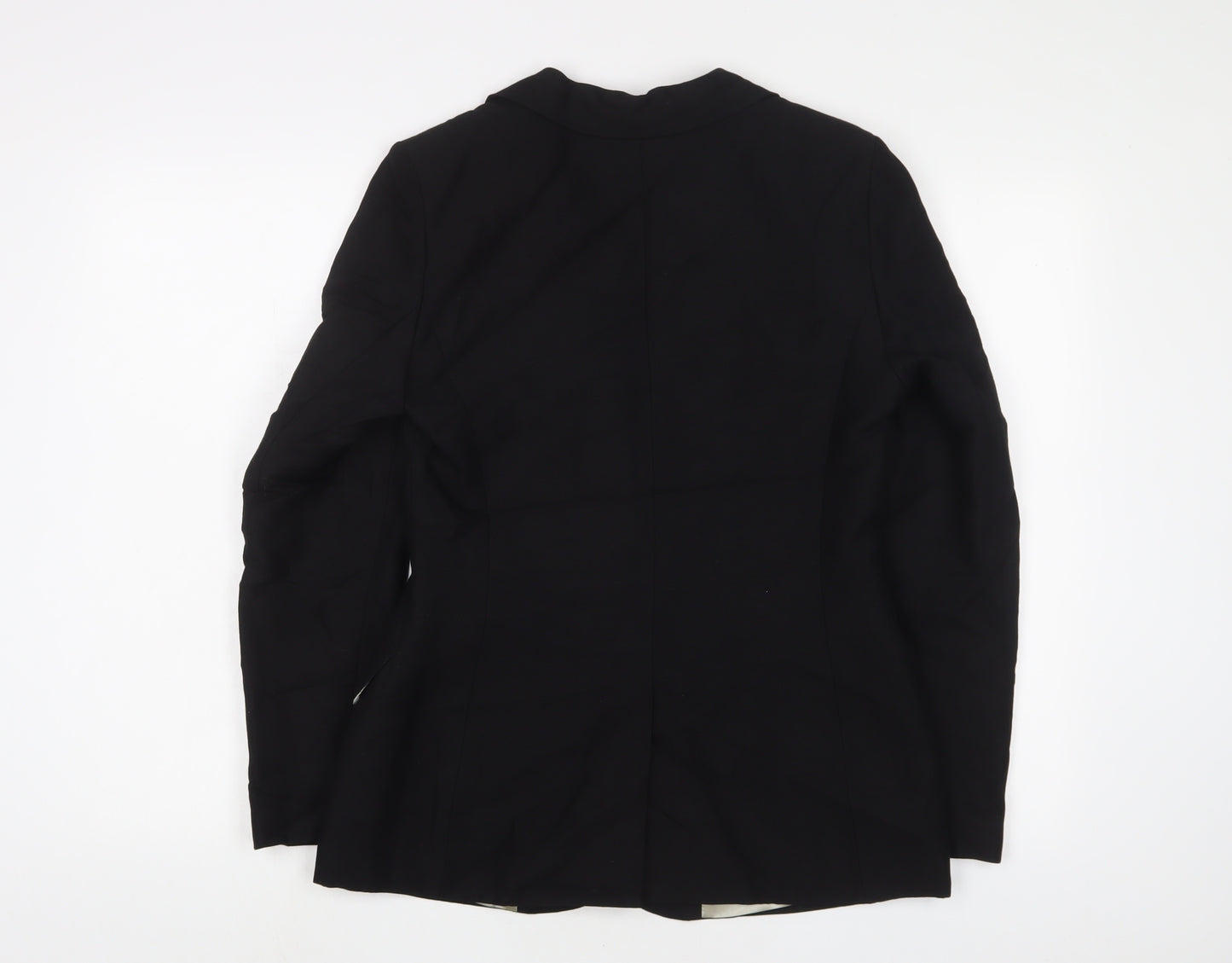 Oasis Womens Black Jacket Blazer Size 10 Button