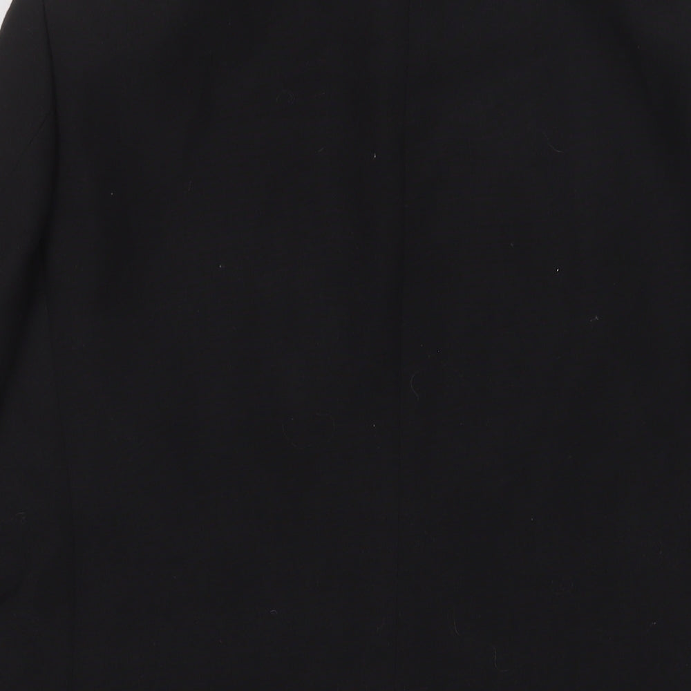 Dunn&Co Mens Black Wool Jacket Suit Jacket Size 38 Regular