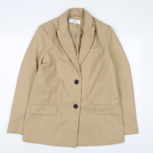 La Redoute Womens Beige Jacket Size 12 Button