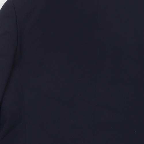 Limited Collection Mens Blue Polyester Jacket Suit Jacket Size 40 Regular