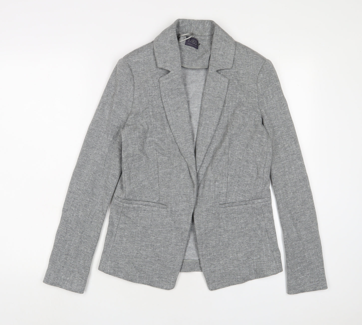 Marks and Spencer Womens Grey Jacket Size 8 - Open