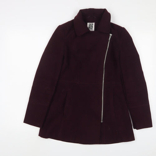 Debenhams Womens Purple Jacket Size 8 Zip