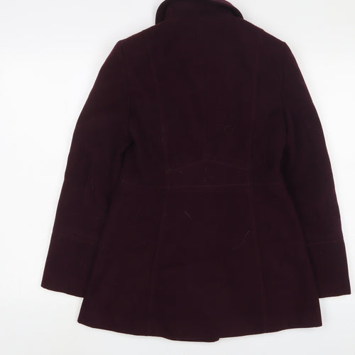 Debenhams Womens Purple Jacket Size 8 Zip