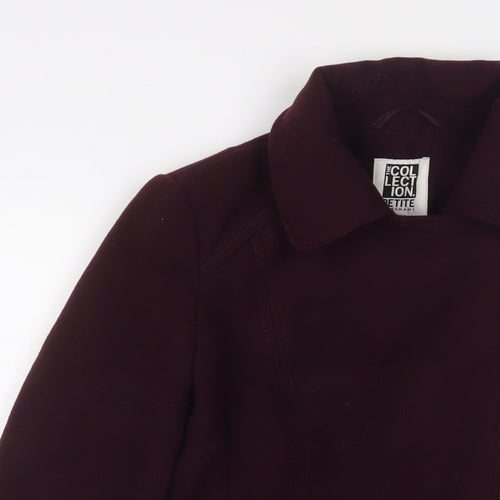 Debenhams Womens Purple Jacket Size 8 Zip