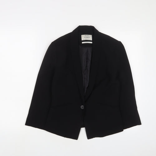 Bershka Womens Black Jacket Blazer Size M