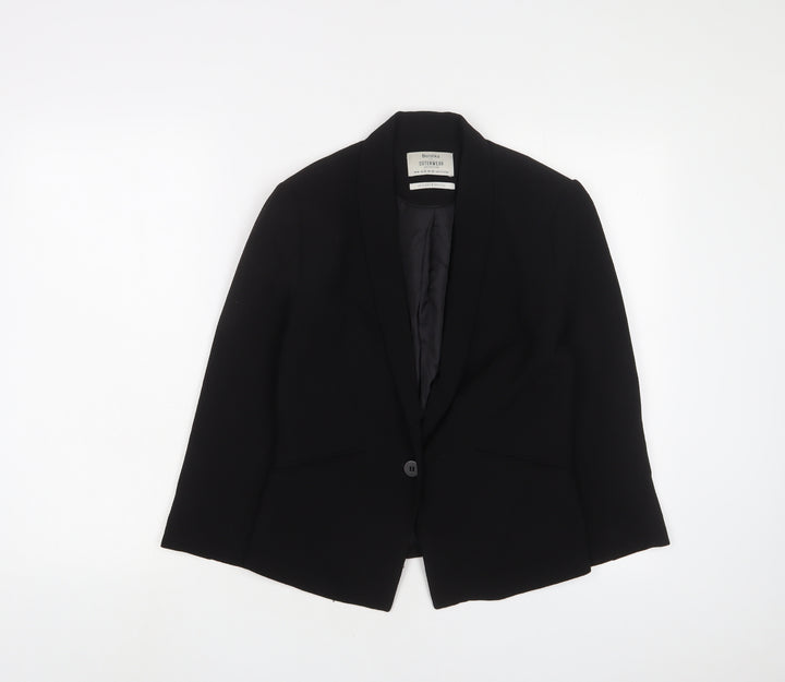 Bershka Womens Black Jacket Blazer Size M