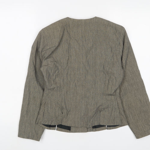 Part Two Womens Beige Jacket Blazer Size S Button