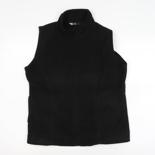 Isle Womens Black Gilet Waistcoat Size M