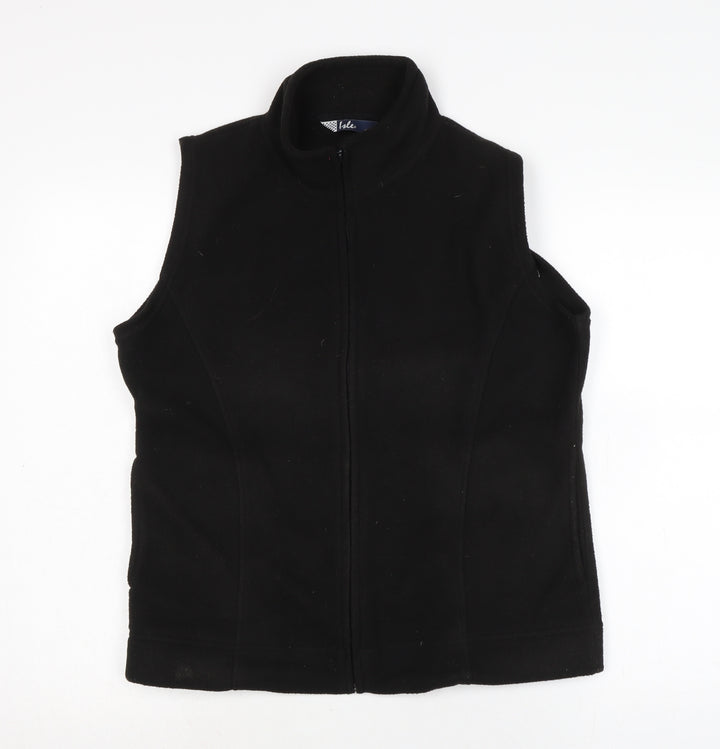 Isle Womens Black Gilet Waistcoat Size M