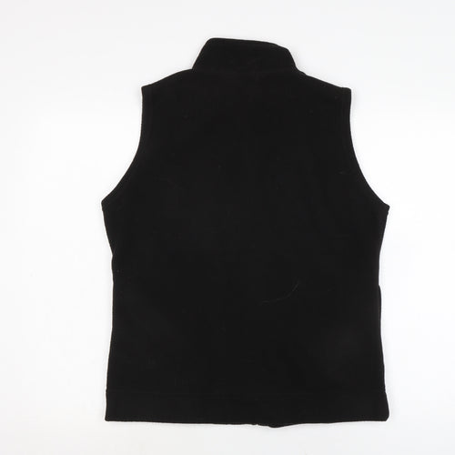Isle Womens Black Gilet Waistcoat Size M