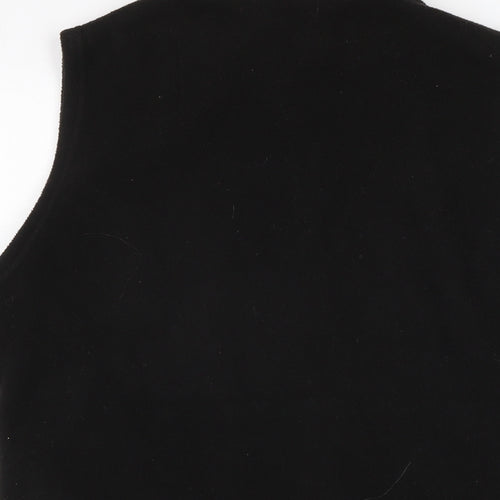 Isle Womens Black Gilet Waistcoat Size M