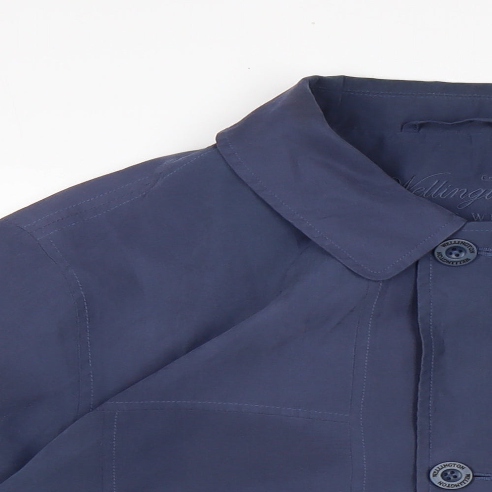 Wellington Mens Blue Jacket Size L Button