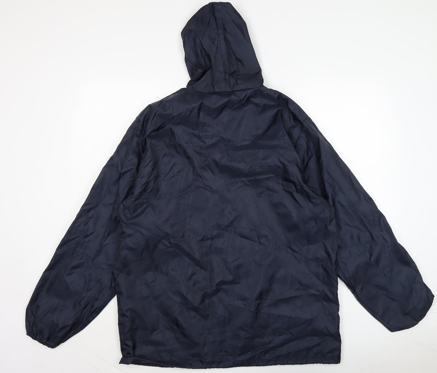 rainydays Mens Blue Rain Coat Jacket Size S Zip