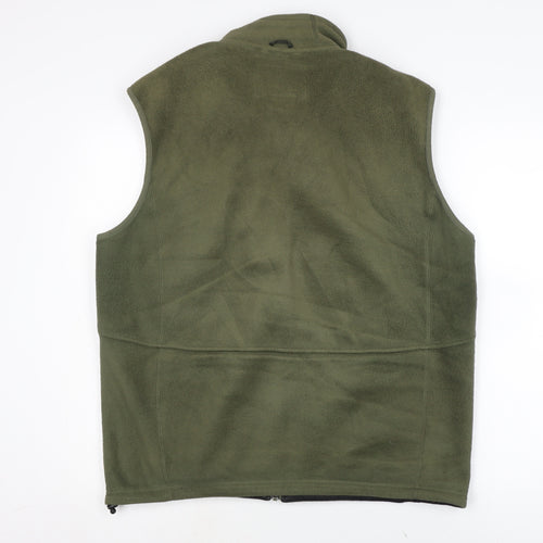 Beretta Mens Gold Gilet Waistcoat Size L Zip