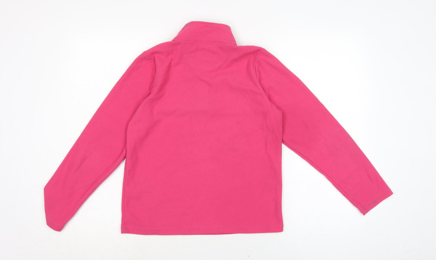 Peter Storm Womens Pink Mock Neck Polyester Pullover Jumper Size 12