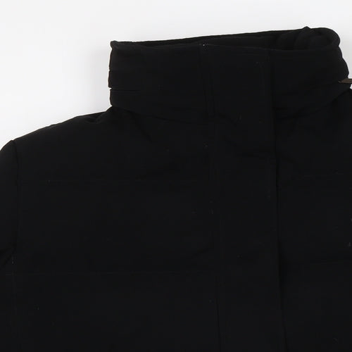 Talbots Womens Black Puffer Jacket Jacket Size S Zip