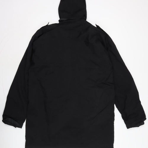 Alexandra Womens Black Anorak Blazer Size M Zip