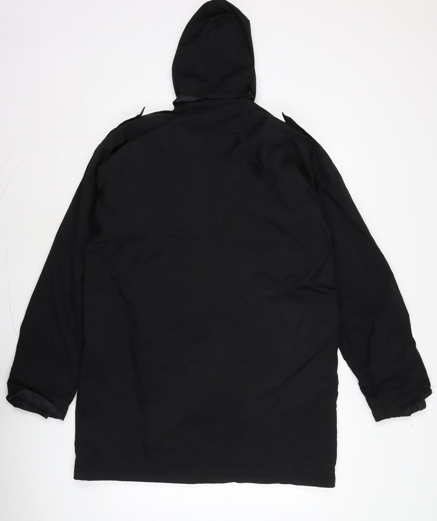 Alexandra Womens Black Anorak Blazer Size M Zip