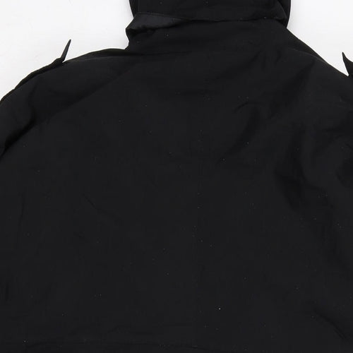 Alexandra Womens Black Anorak Blazer Size M Zip