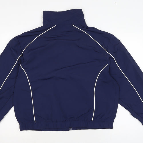 Divided Mens Blue Rain Coat Jacket Size S Zip