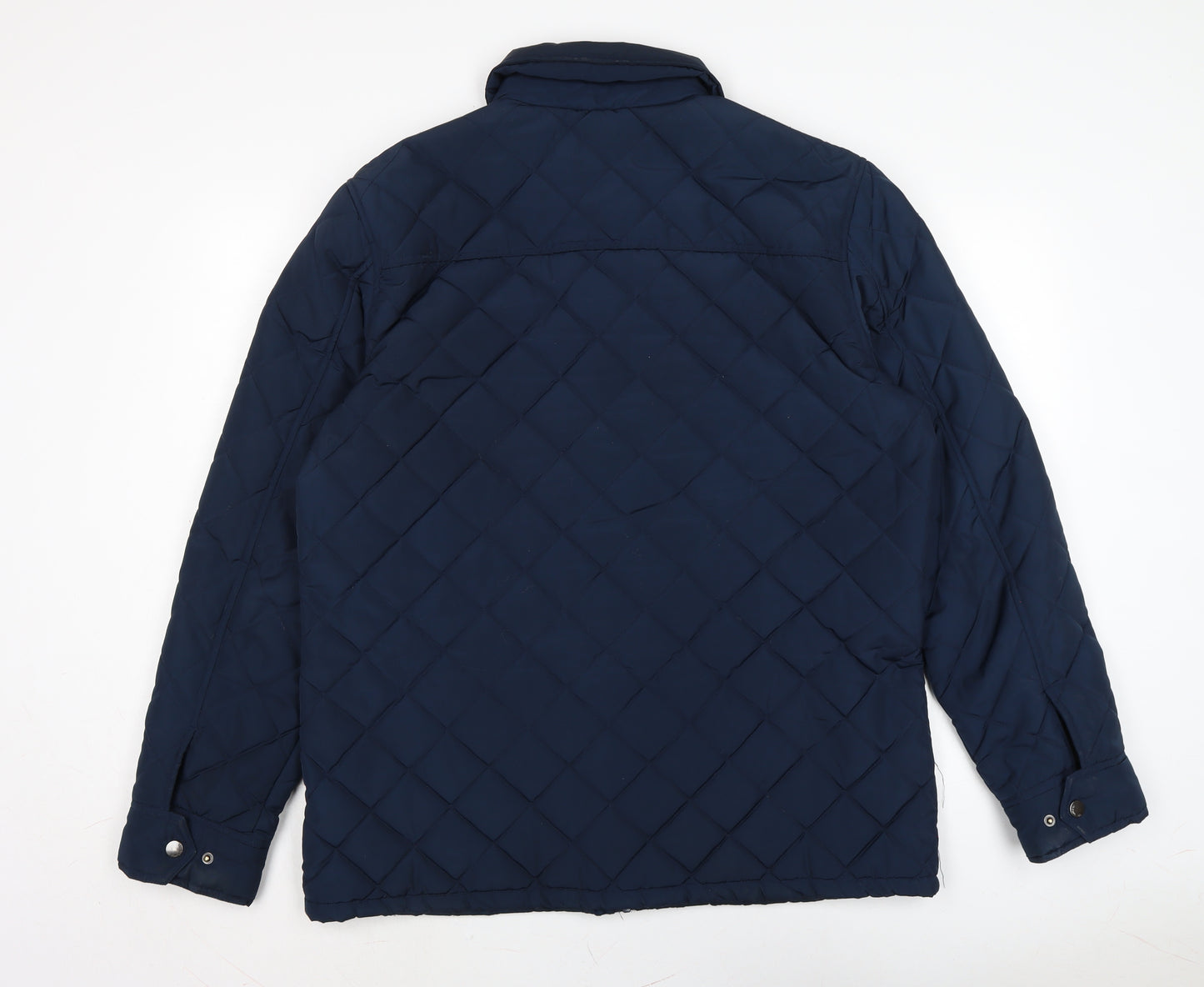 SOFT GREY Mens Blue Jacket Size XL Zip