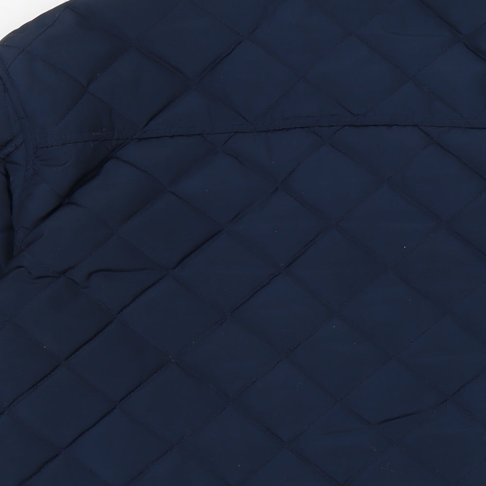 SOFT GREY Mens Blue Jacket Size XL Zip