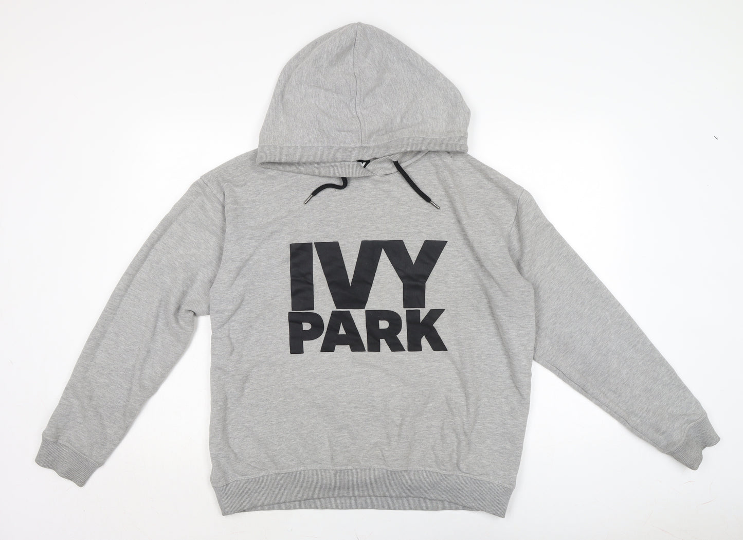 IVY PARK Mens Grey Cotton Pullover Hoodie Size M