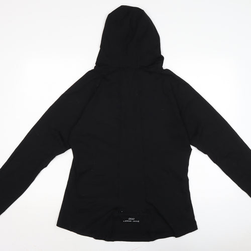Laura Jane Active. Womens Black Nylon Pullover Hoodie Size XL