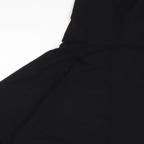 Laura Jane Active. Womens Black Nylon Pullover Hoodie Size XL
